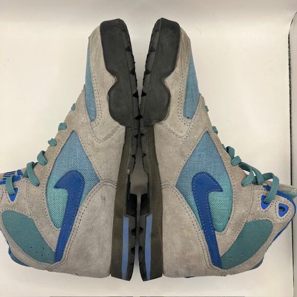 VTG 90s Nike Caldera ACG Hiking Sneaker Women's 8.5 Gray Blue High Top Boot - Picture 7 of 8